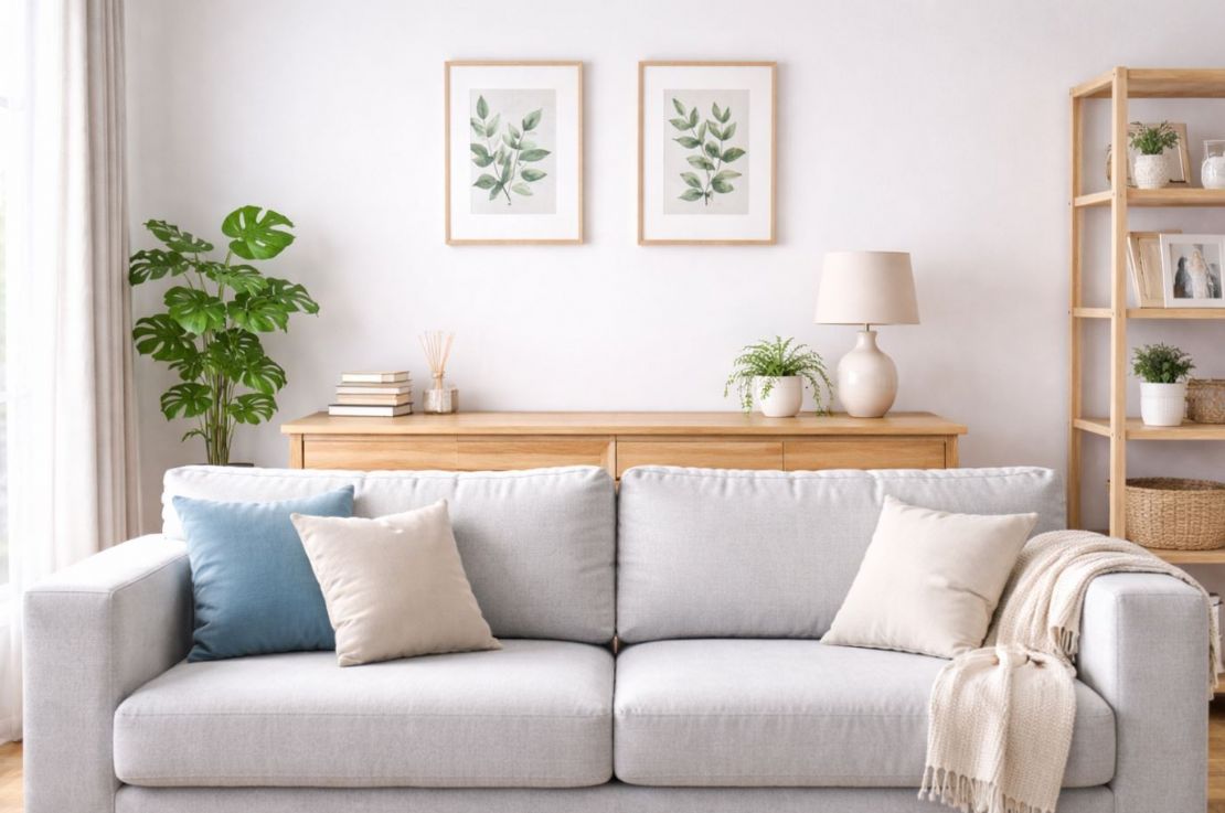 沙發後方空間怎麼利用？背牆櫃設計的最佳配置與地雷分析